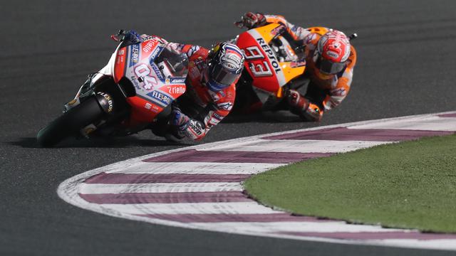 Bersaing Ketat dengan Marquez, Andrea Dovizioso Juara MotoGP Qatar