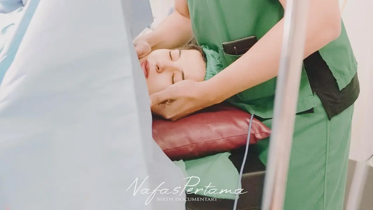 Tasya Farasya melahirkan anak kedua (Foto: Instagram tasyafarasya/nafaspertama)