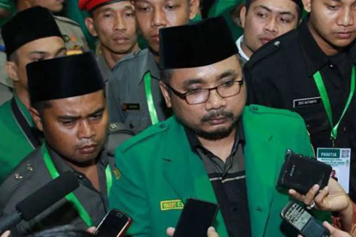 Ketua Umum GP Ansor Yaqut Cholil Qoumas