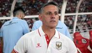 Pelatih kepala Timnas Indonesia, John Herdman saat laga semifinal FIFA Series 2026 melawan St Kitts and Nevis di Stadion Utama Gelora Bung Karno (SUGBK), Senayan, Jakarta, Jumat (27/03/2026). (Bola.com/M Iqbal Ichsan)