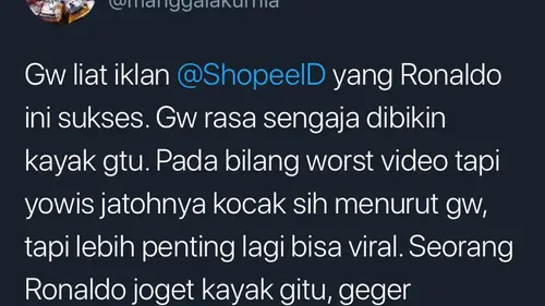 Iklan shopee cristiano ronaldo 2025
