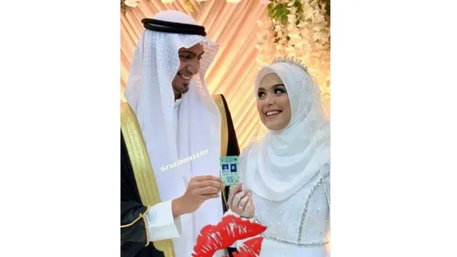 6 Momen Pernikahan Vebby Palwinta dengan Pria Keturunan Arab, Digelar Tertutup
