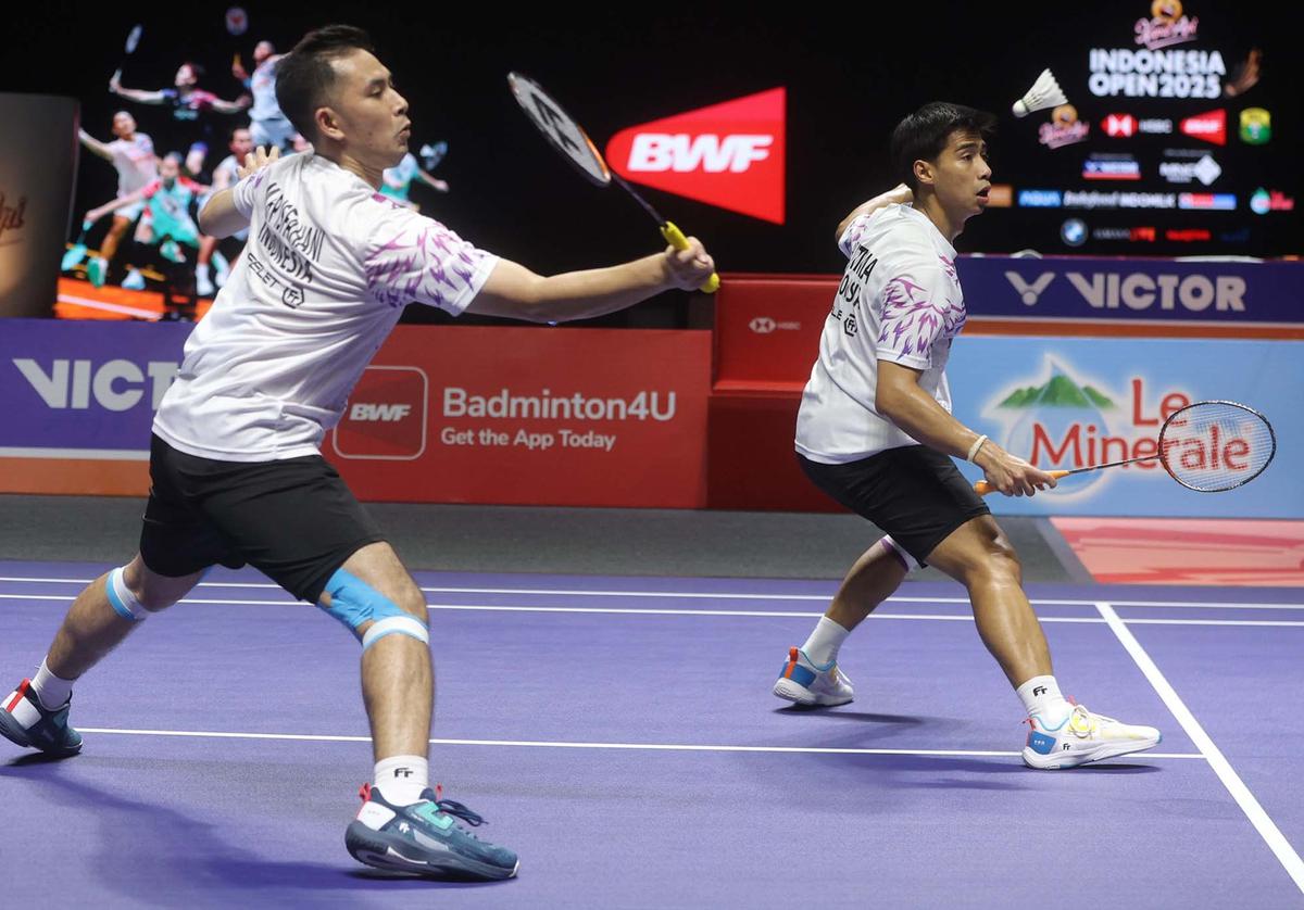 FOTO: Sabar/ Reza Dikalahkan Ganda Korea, Indonesia Kembali Tanpa Gelar di Indonesia Open
