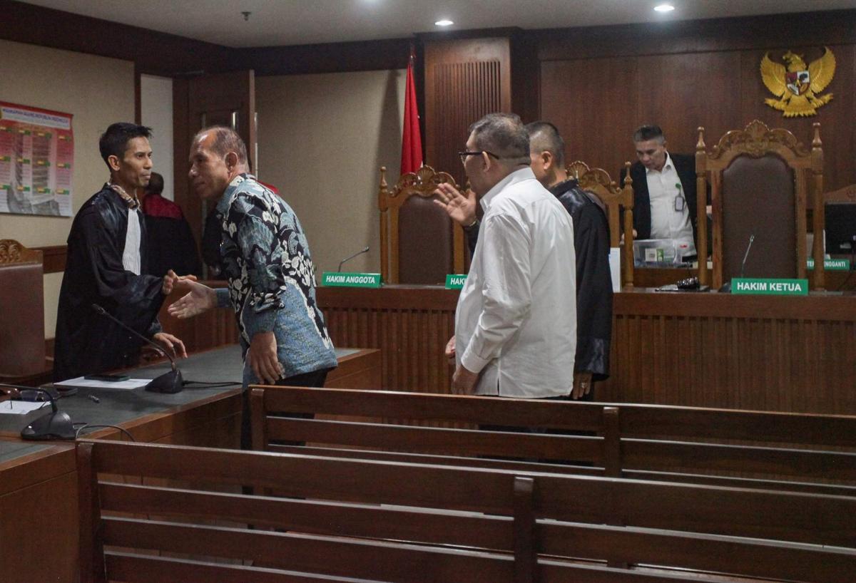 Sidang vonis terdakwa kasus Jasindo