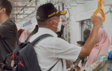 Tanpa Sirine Mobil Pengawal, Sosok Menteri ini Pilih Naik MRT lalu Jalan Kaki Berangkat ke Kantor