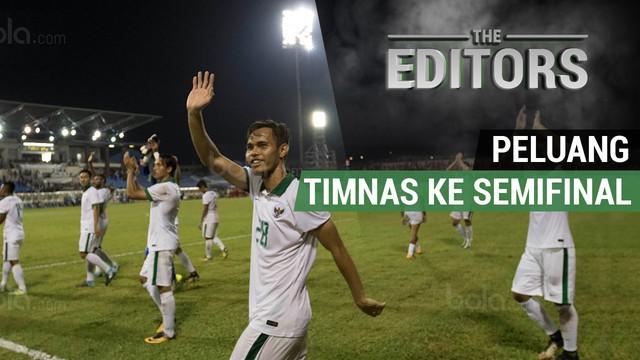 Berita video The Editors yang akan membahas tentang kesempatan Timnas Indonesia lolos ke semifinal SEA Games 2017.