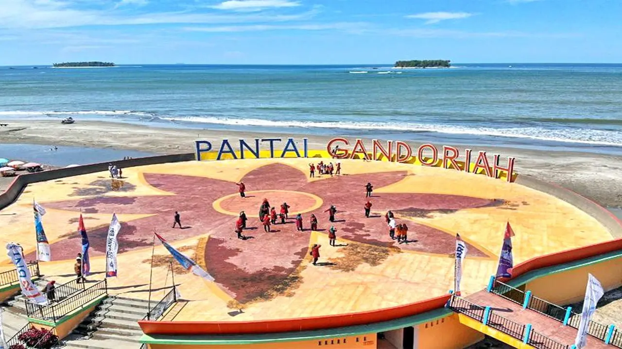 Pantai Gandoriah Pariaman. (Liputan6.com/ ist)