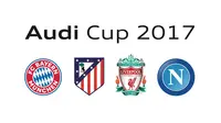 Logo klub-klub peserta Audi Cup 2017. (Bayern Munchen). 