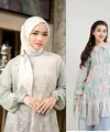 Mencari inspirasi tunik untuk buka puasa bersama atau bukber dan Lebaran? Penampilan Fuji dan Aaliyah dibalut tunik berikut ini bisa jadi inspirasi. [@heylocal.id]