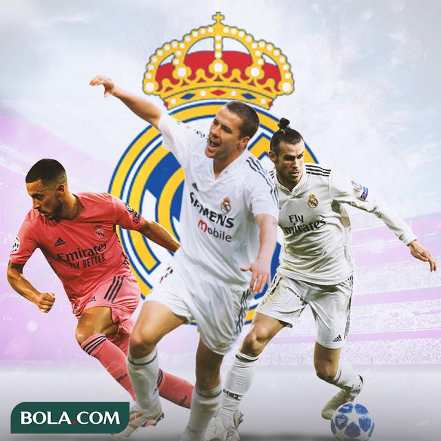 Real Madrid - Eden Hazard, Michael Owen, Gareth Bale