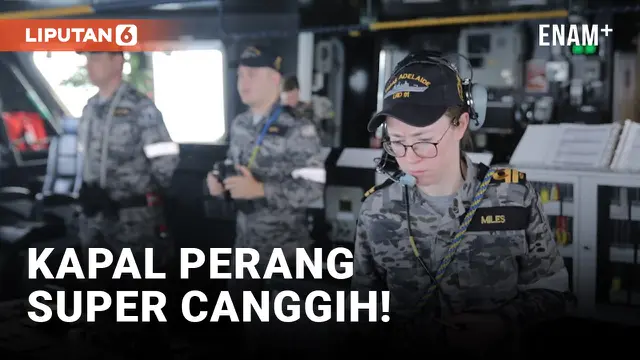VIDEO: Mengintip Kapal Perang HMAS Adelaide yang Digunakan di Operasi Keris Woomera
