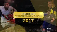 Deadline transfer musim dingin 2017. (Bola.com). 