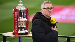 Di Liga Inggris Gary Lineker tercatat pernah membela Leicester City (1978/1979 hingga 1984-1985), Everton (1985/1986) dan Tottenham Hotspur (1989/1990 hingga 1991/1992). Bersama ketiganya, Gary Lineker tak sekalipun meraih titel juara Liga Inggris. (AFP/Oli Scarff)