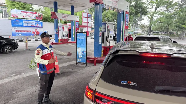 Kondisi Terkini SPBU Yos Sudarso Medan: Sekuriti Imbau Warga Jangan Panic Buying dan Termakan Hoaks
