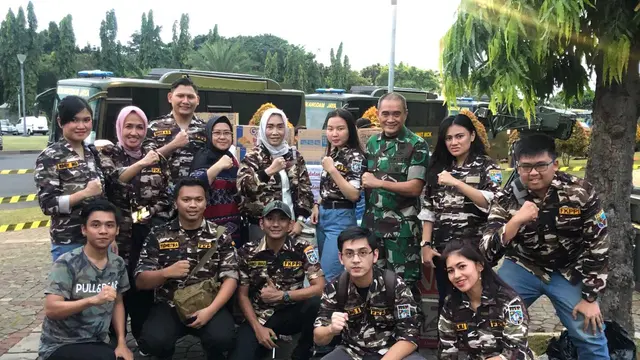 KB FKPPI beri bantuan kepada TNI/Polri