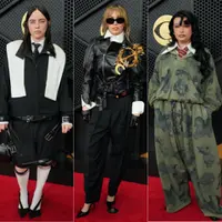 Billie Eilish, Miley Cyrus, dan Lola Young Bergaya Edge di Karpet Merah Grammy Awards 2026. [Copyright AP]