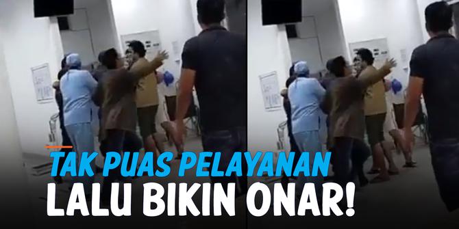 VIDEO: Detik-Detik Sekelompok Orang Buat Onar di RSUD HKBP Balige Sumut