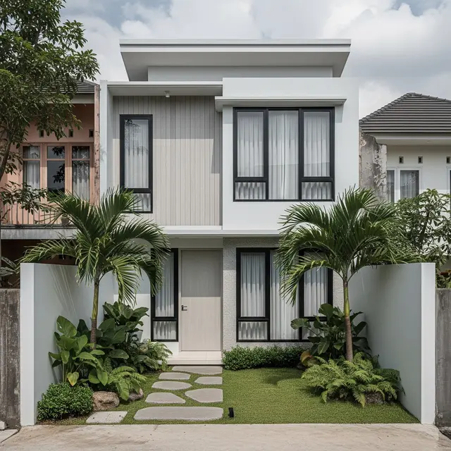 9 Desain Rumah 2 Lantai Minimalis Lahan Sempit, Solusi Cerdas Hunian Modern