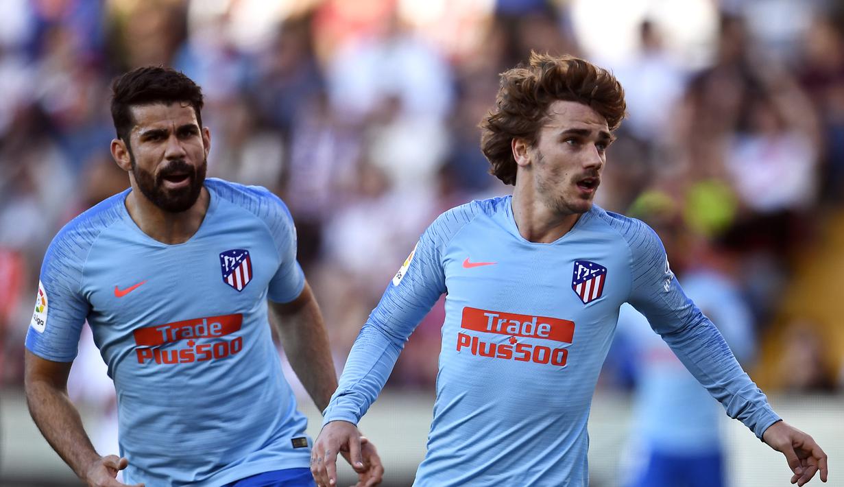 4. Antoine Griezmann (Atletico Madrid) - 12 gol dan 7 assist (AFP/Oscar del Pozo)