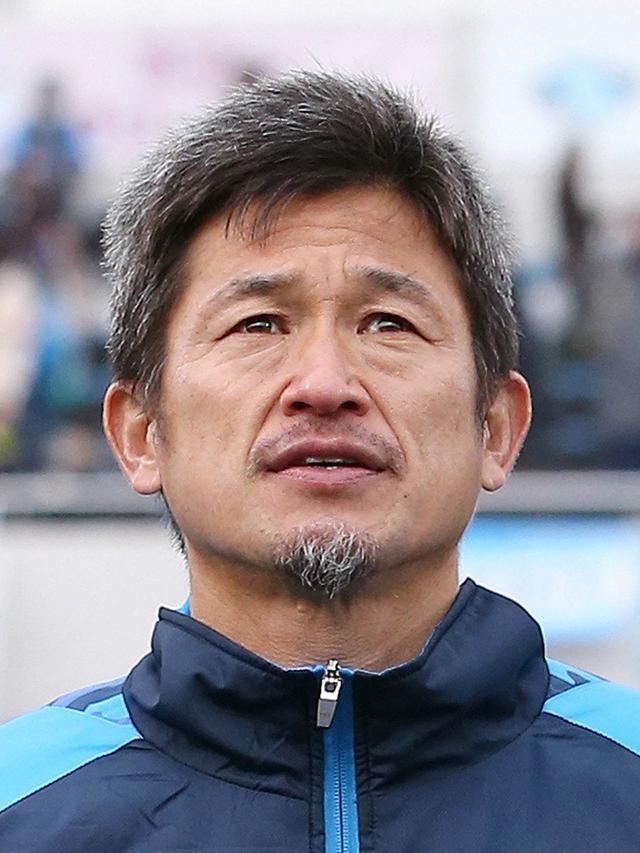 Kazuyoshi Miura alias King Kazu, pemain sepak bola profesional Jepang yang sudah berusia 54 tahun