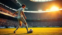 trik free kick ps4 ©Ilustrasi dibuat AI