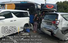 Kronologi dan Penyebab Kecelakaan Beruntun di Ruas Tol Dalam Kota Pagi Ini