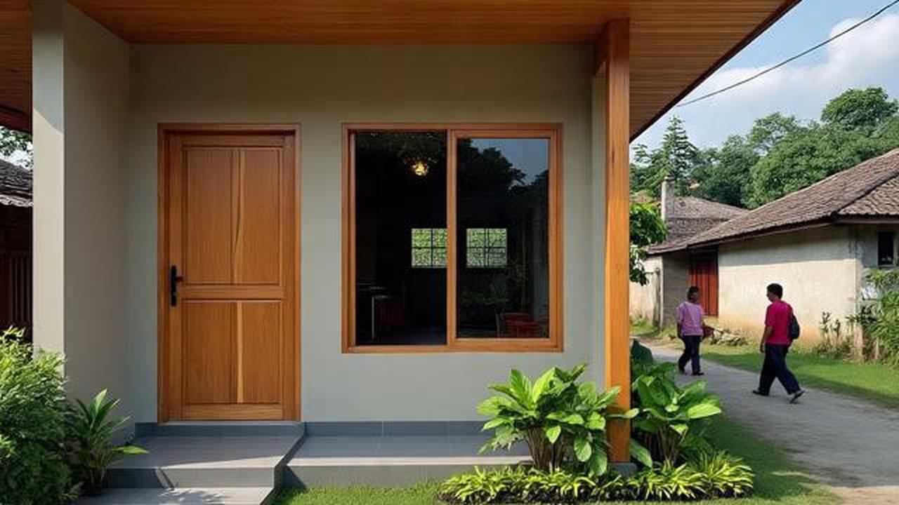 9 Desain Rumah Kampung Tapi Terlihat Seperti Rumah Rp 500 Juta, Hunian Sederhana Modern