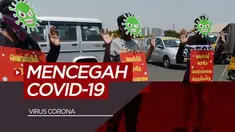 Berita motion grafis tentang Virus Corona dan cara pencegahannya.