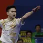 Atlet wushu Indonesia, Edgar Xavier, beraksi pada SEA Games 2019 cabang wushu nomor Taoulu Chanquan di World Trade Center, Manila, Minggu (1/12). Mendapat nilai 9,59, dirinya gagal meraih medali. (Bola.com/M Iqbal Ichsan)