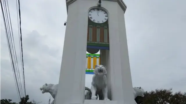 Kini, Tugu Maung Bandung Tampil Lebih Garang