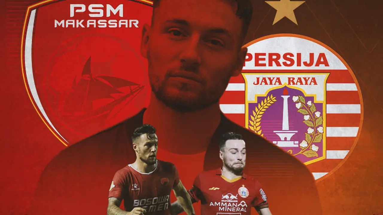 Ilustrasi - Marc Klok PSM Makassar dan Persija Jakarta