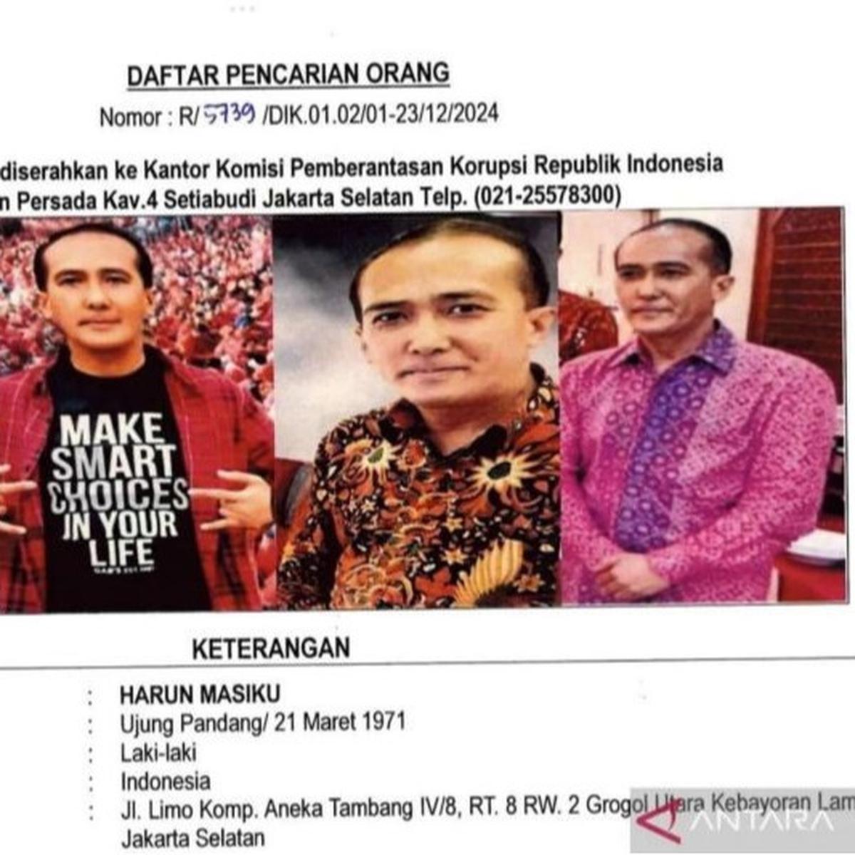 Petugas KPK Dituduh Pakai Narkoba Saat Kejar Harun Masiku: Sidang Praperadilan Berlangsung