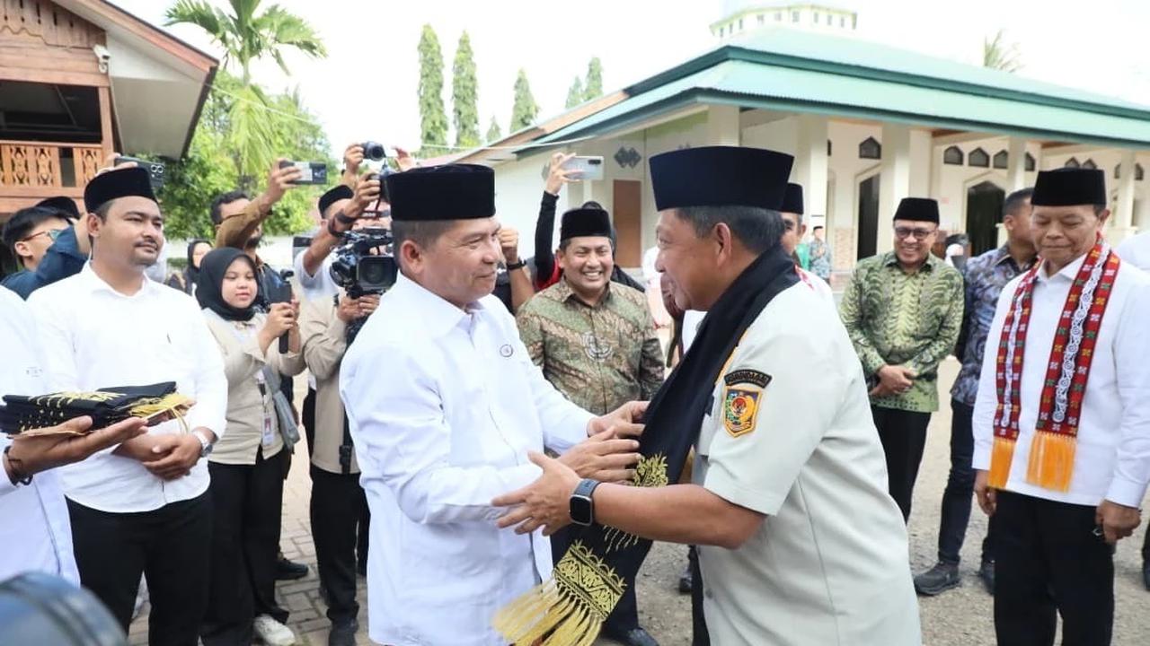 Kasatgas Tito pada forum Silaturahmi Pimpinan MPR RI dengan Ulama Aceh di Dayah Mahyal Ulum Al Aziziyah