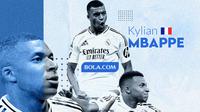 Kylian Mbappe. (Bola.com/Gregah Nurikhsani)