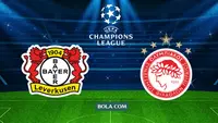 Link Live Streaming Liga Champions: Leverkusen Vs Olympiakos