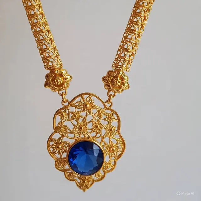 Ilustrasi Kalung Emas (Created by AI)
