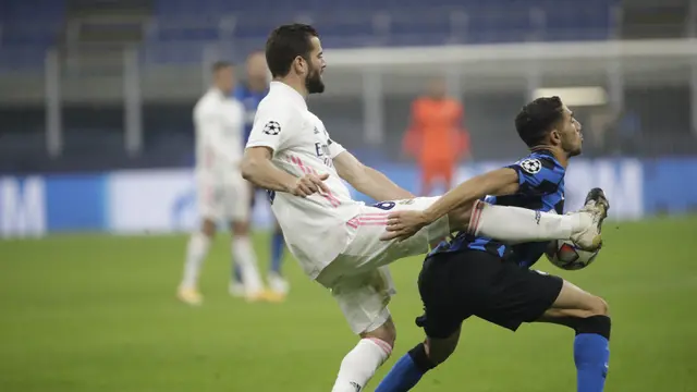 Eden Hazard Cetak Gol, Real Madrid Bungkam Inter Milan 2-0 di Giuseppe Meazza