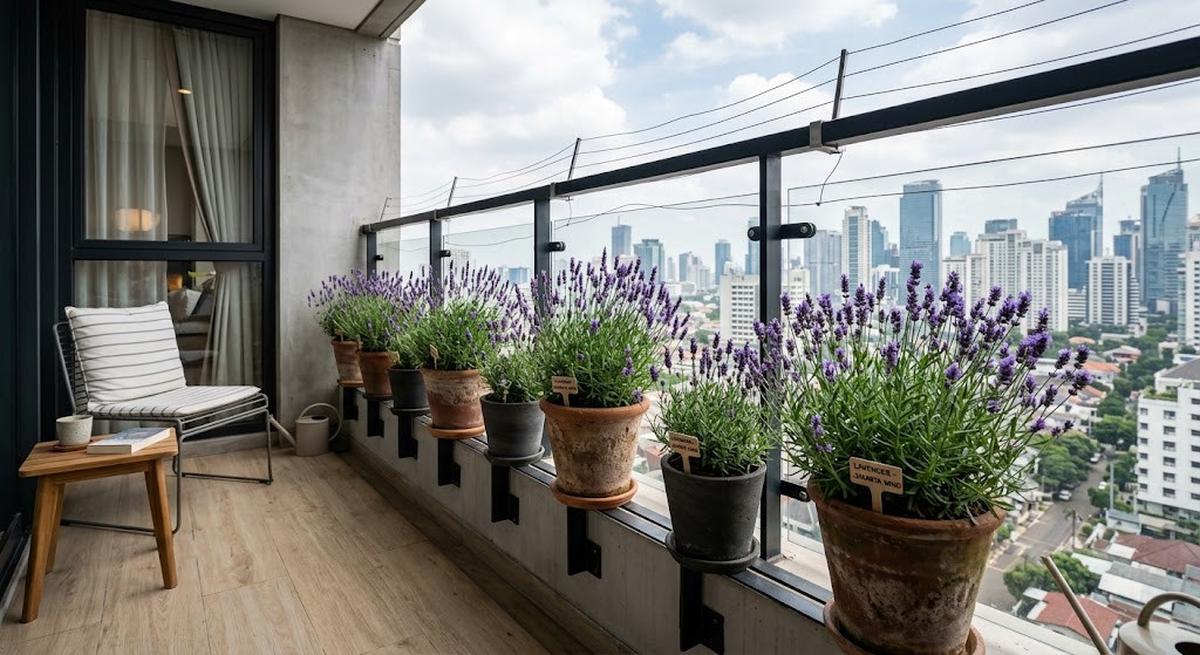 18 Tanaman yang Cocok Ditanam di Balkon Apartemen yang Terkena Angin Kencang
