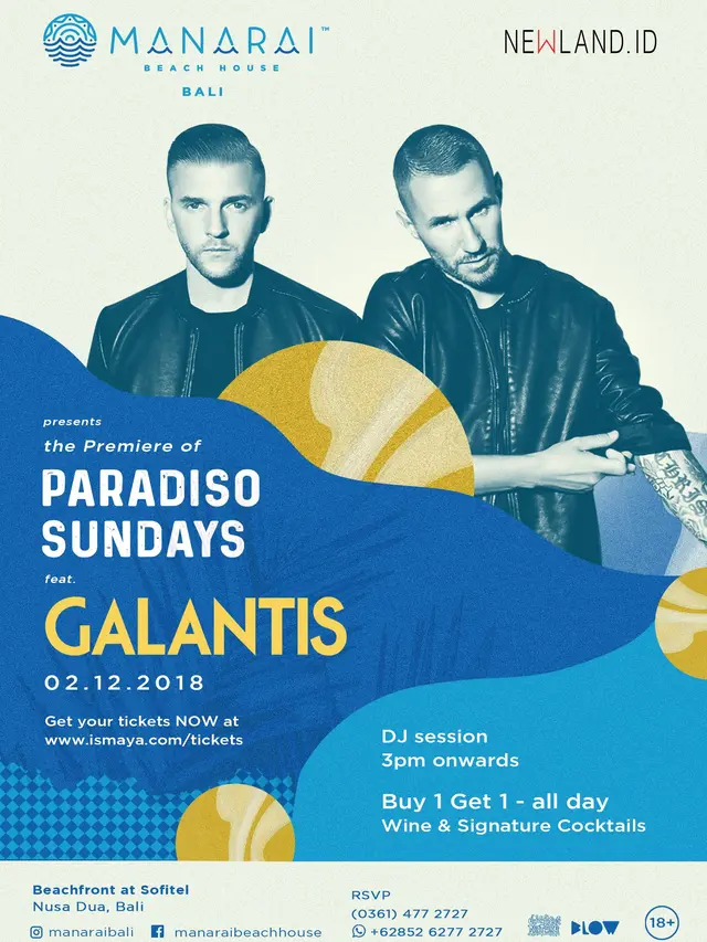 Manarai Beach House Tawarkan Akhir Pekan Spesial dengan Penampilan DJ Kelas Dunia