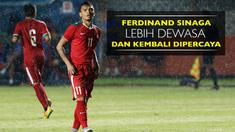 Video wawancara Ferdinand Sinaga yang kini lebih dewasa dalam sepak bola dan kembali dipercaya Pelatih Timnas Indonesia, Alfred Riedl.