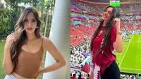 6 Potret Jeniver Challia, Suporter Bola di Qatar yang Viral Mirip Nia Ramadhani (sumber: Instagram/ramadhaniabakrie/jennchallita)