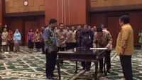 Jelang Cuti Bersama, Menkeu Lantik Pejabat Eselon II (Foto: Ilyas Istianur Praditya/Liputan6.com).