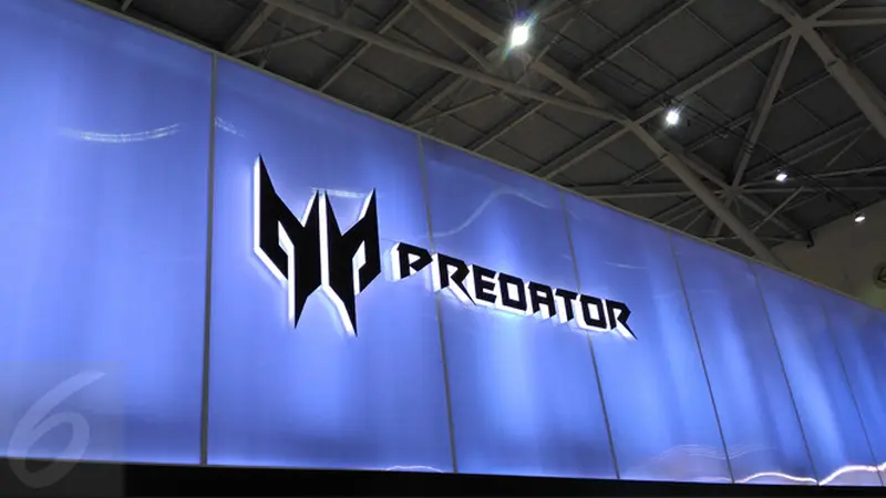 Papan Nama Booth Acer Predator di Computex 2017. Liputan6.com/Mochamad Wahyu Hidayat