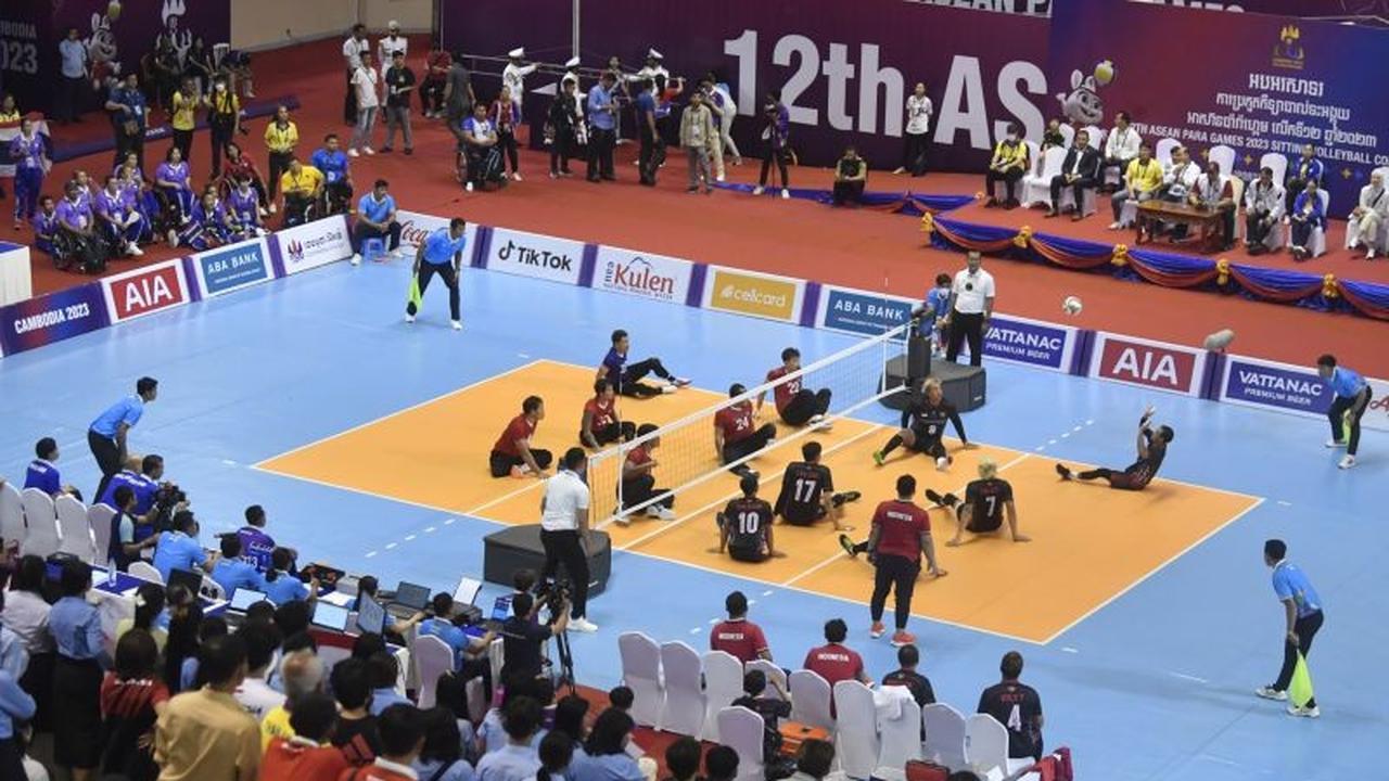 Tim Voli Duduk Indonesia Tunjukkan Dominasi atas Filipina, Takluk dari Thailand di Laga Sengit