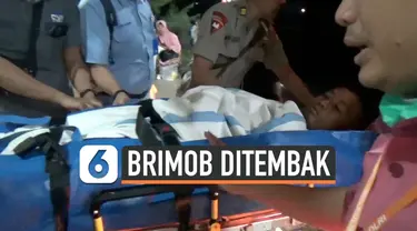 brimob ditembak