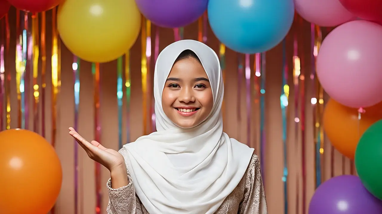 Gaun Pesta Remaja Berhijab