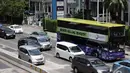 Mulai Rabu (17/12/2014) sepeda motor dilarang melintas di Jalan MH Thamrin sampai dengan Jalan Medan Merdeka Barat. (Liputan6.com/Faizal Fanani)