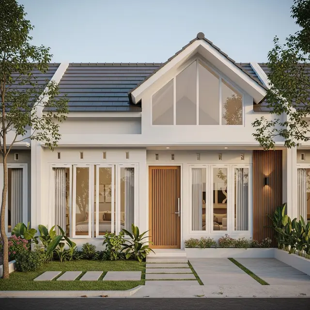 Desain Rumah dengan Jendela Jungkit