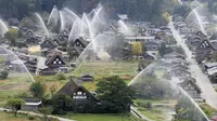 Diakui UNESCO, Desa Shirakawa-go Punya Sistem Pemadam Api Terunik di Dunia