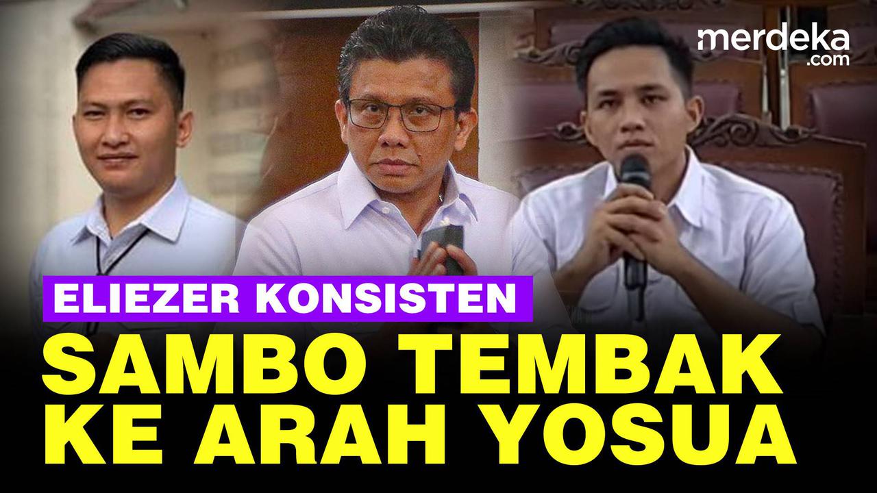 VIDEO: Eliezer Tegaskan Ricky dan Kuat Harusnya Lihat Sambo Tembak ke Arah Yosua